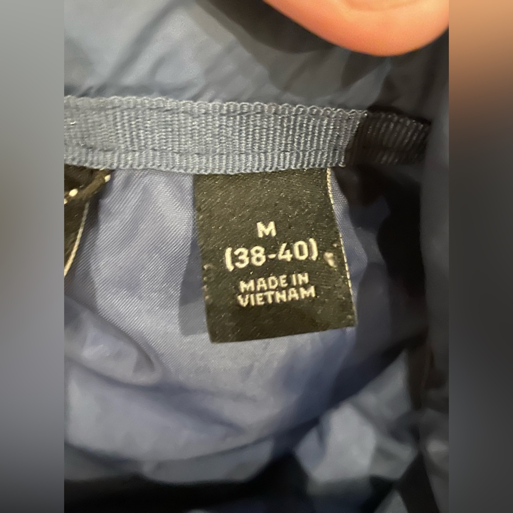 Blue Swiss tech puffer jacket. Brand new worn maybe once or twice.